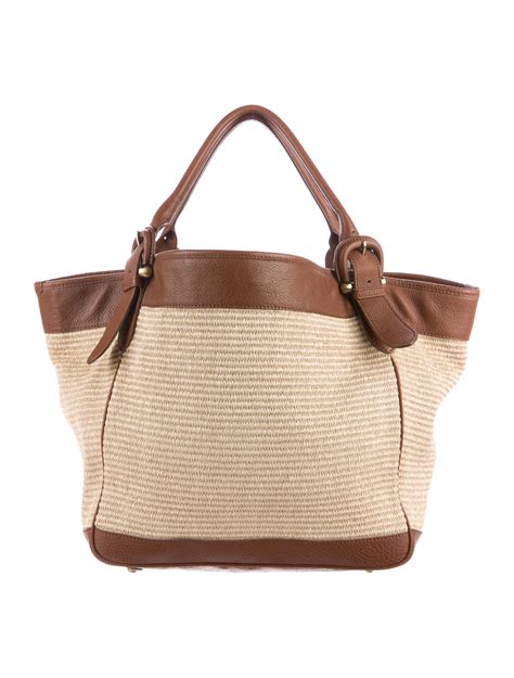 Women's Designer Burberry Beach & Straw Bags 